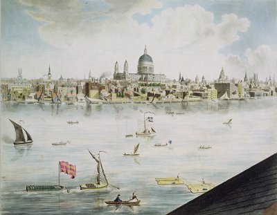 Panoramic View of London, 1792-93 by Robert Barker